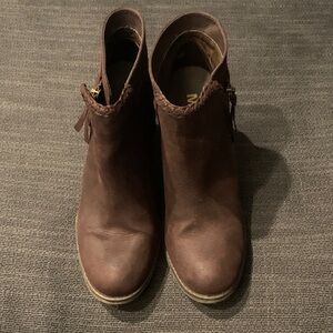 MIA Dark Brown Ankle Booties